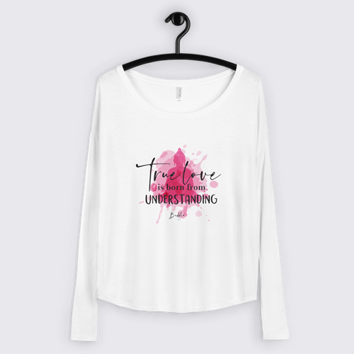 white flowy long sleeve shirt